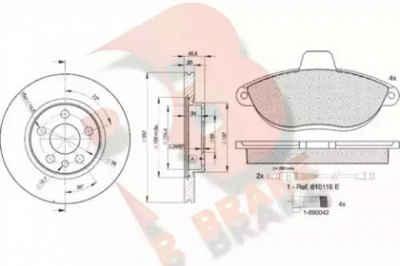 R BRAKE 3r11224683 -  